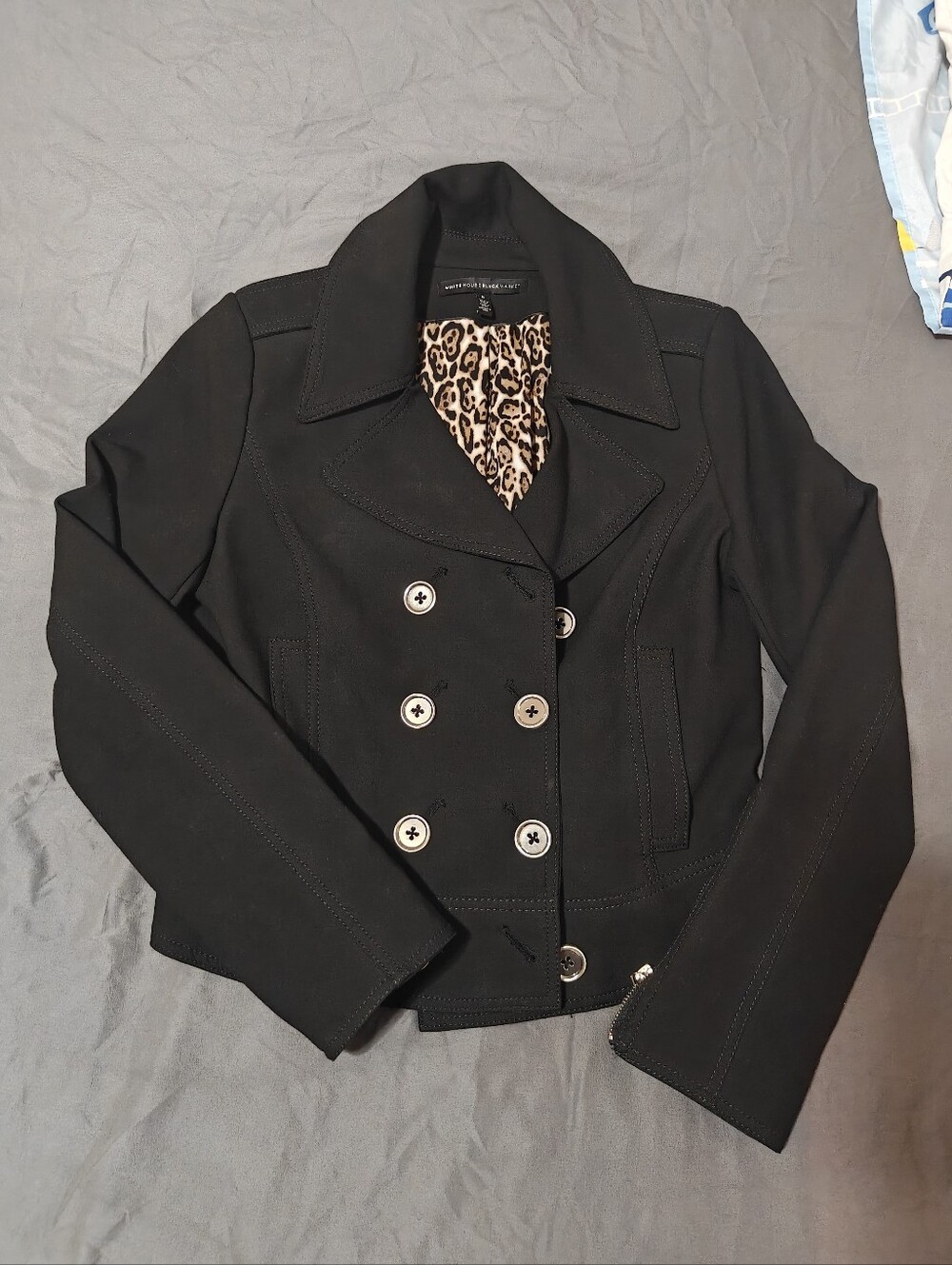 whbm black jacket (size small)